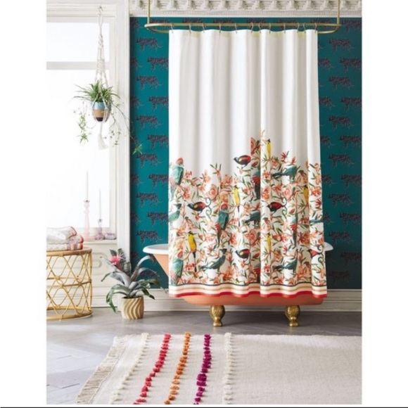 Opalhouse Bath Opalhouse Target Floral Bird Shower Curtain Boho Poshmark